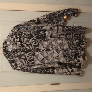 Vintage Men's 100% Silk Button Down Shirt